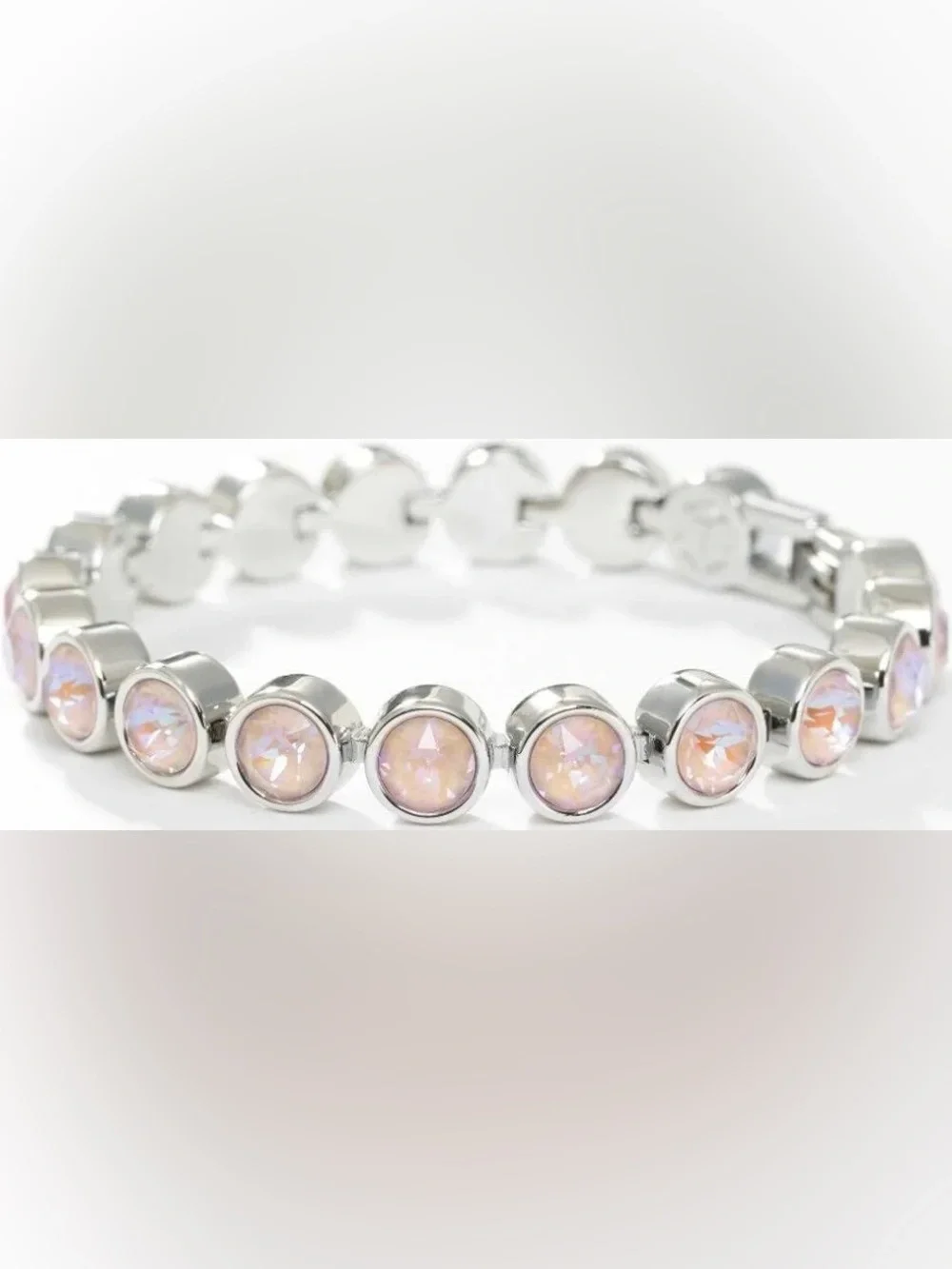 💗Dusty Pink Delite Ice bracelet ~ Touchstone Crystal by Swarovski🌸 - Picture 4 of 13